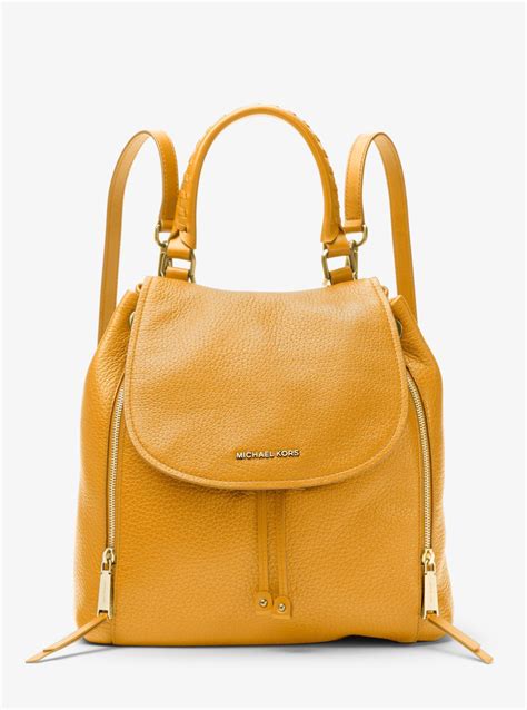 viv large backpack michael kors marigold|MICHAEL Michael Kors Viv Large Backpack Bag .